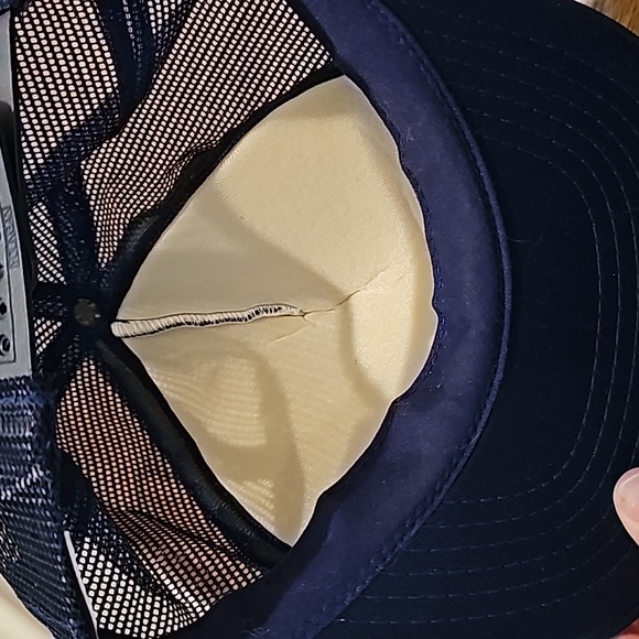 Vintage The Floridan Sports Club navy snapback mesh trucker hat - Picture 5 of 9
